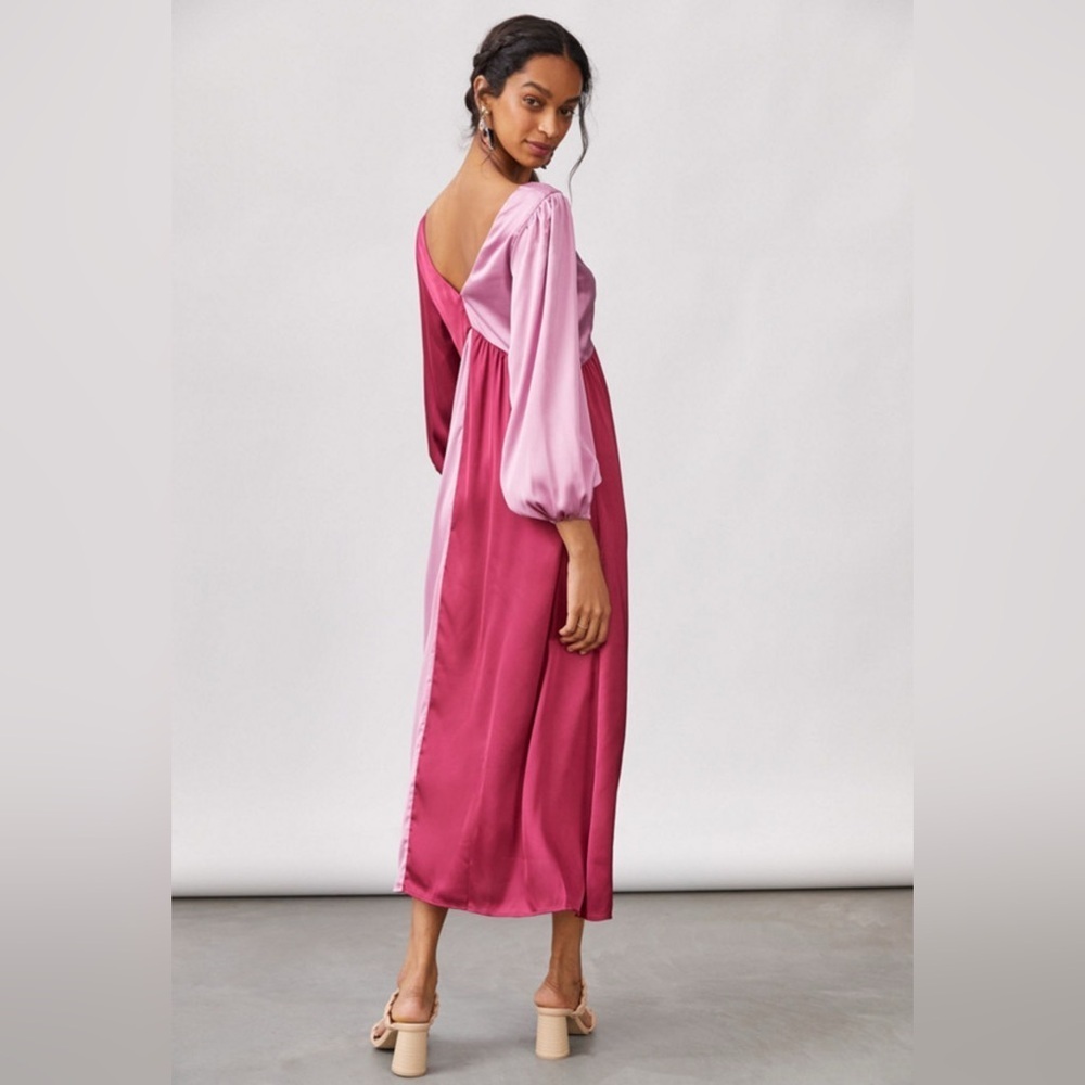 Anthropologie Porridge‎ Colorblocked Midi Dress, Size S